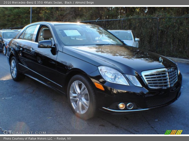 Black / Almond Beige 2010 Mercedes-Benz E 350 4Matic Sedan