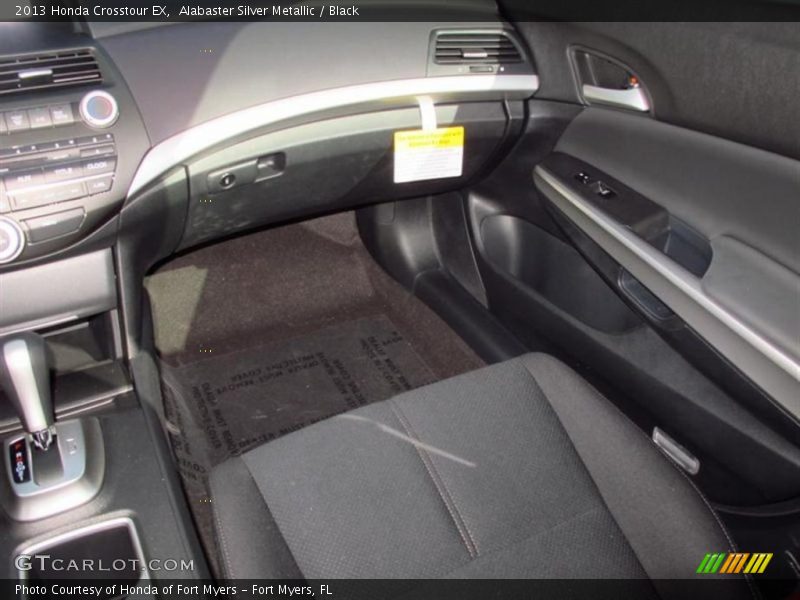 Alabaster Silver Metallic / Black 2013 Honda Crosstour EX