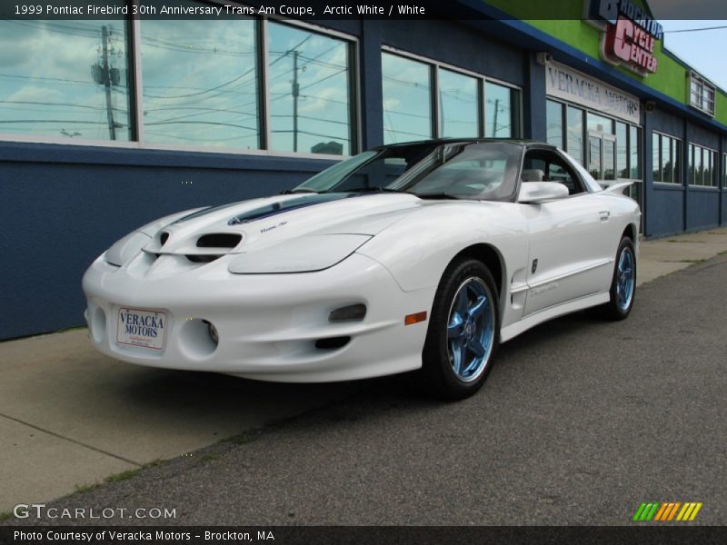 Arctic White / White 1999 Pontiac Firebird 30th Anniversary Trans Am Coupe