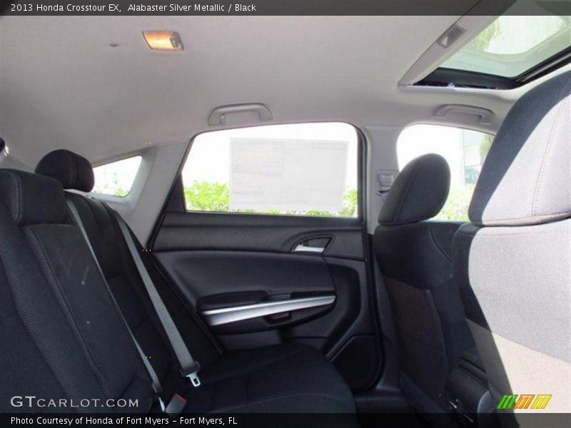 Alabaster Silver Metallic / Black 2013 Honda Crosstour EX