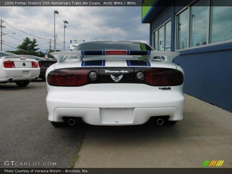 Arctic White / White 1999 Pontiac Firebird 30th Anniversary Trans Am Coupe