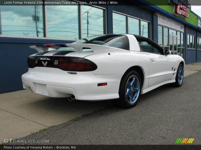 Arctic White / White 1999 Pontiac Firebird 30th Anniversary Trans Am Coupe