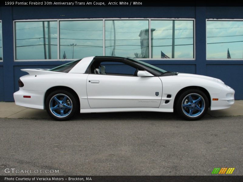 Arctic White / White 1999 Pontiac Firebird 30th Anniversary Trans Am Coupe
