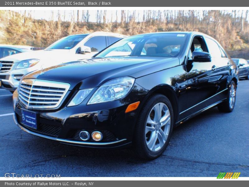 Black / Black 2011 Mercedes-Benz E 350 BlueTEC Sedan