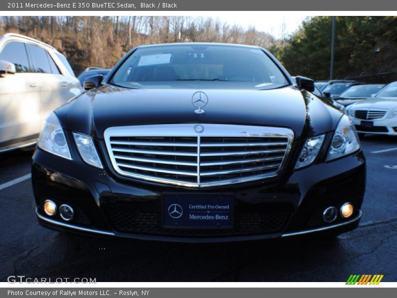 Black / Black 2011 Mercedes-Benz E 350 BlueTEC Sedan