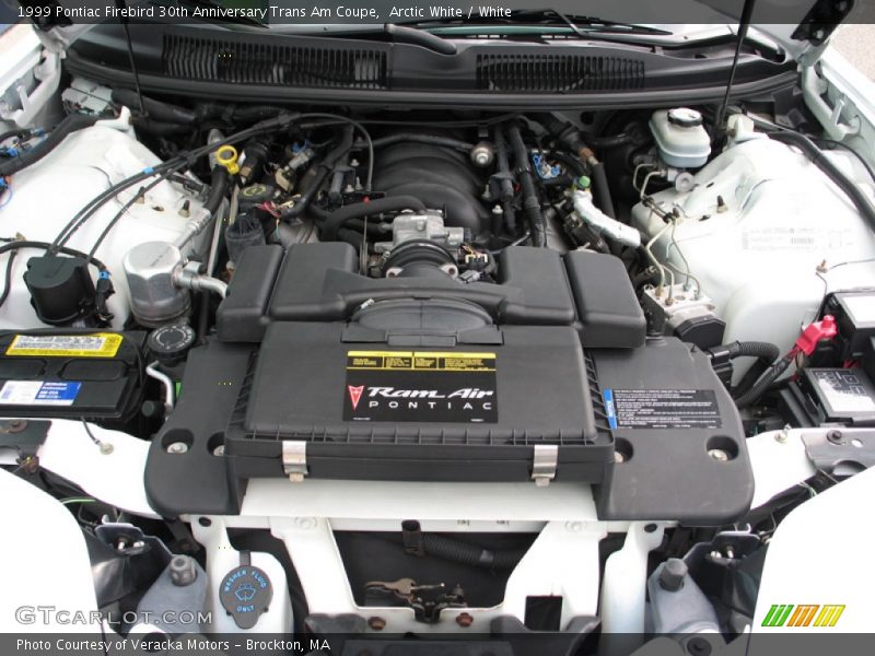 Arctic White / White 1999 Pontiac Firebird 30th Anniversary Trans Am Coupe