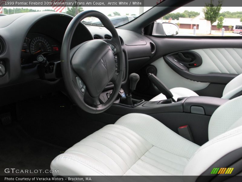 Arctic White / White 1999 Pontiac Firebird 30th Anniversary Trans Am Coupe
