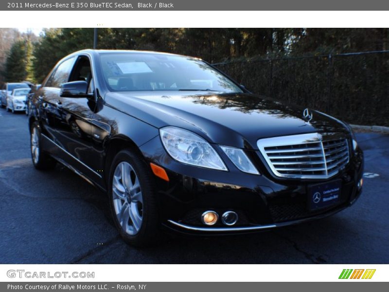 Black / Black 2011 Mercedes-Benz E 350 BlueTEC Sedan