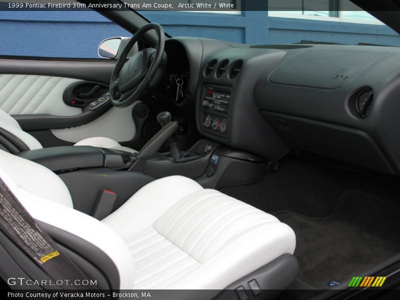 Arctic White / White 1999 Pontiac Firebird 30th Anniversary Trans Am Coupe