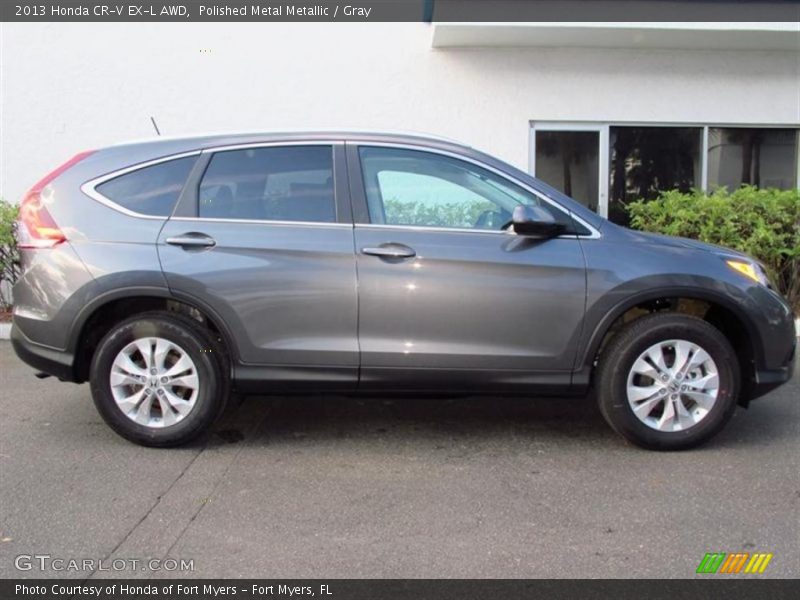 Polished Metal Metallic / Gray 2013 Honda CR-V EX-L AWD