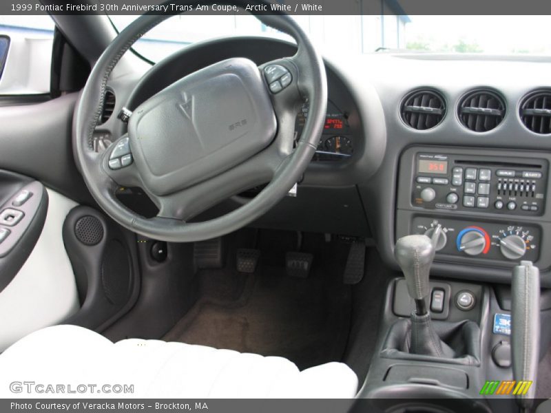 Arctic White / White 1999 Pontiac Firebird 30th Anniversary Trans Am Coupe