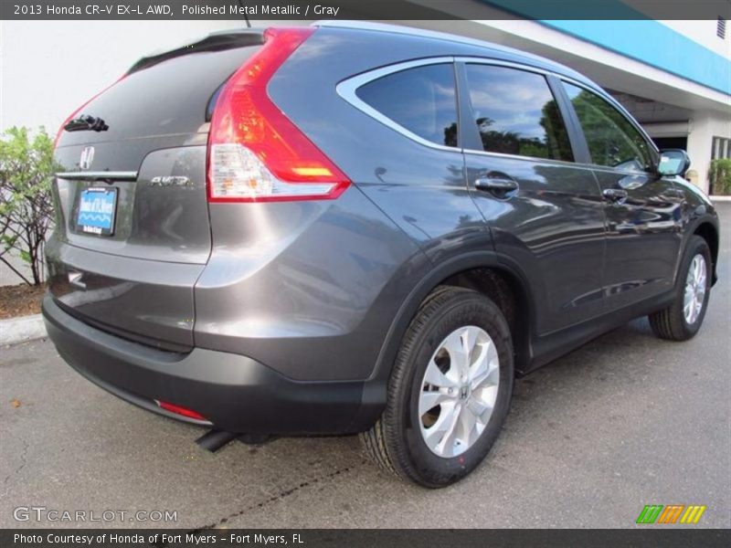 Polished Metal Metallic / Gray 2013 Honda CR-V EX-L AWD