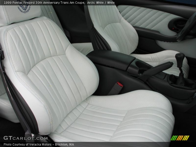 Arctic White / White 1999 Pontiac Firebird 30th Anniversary Trans Am Coupe