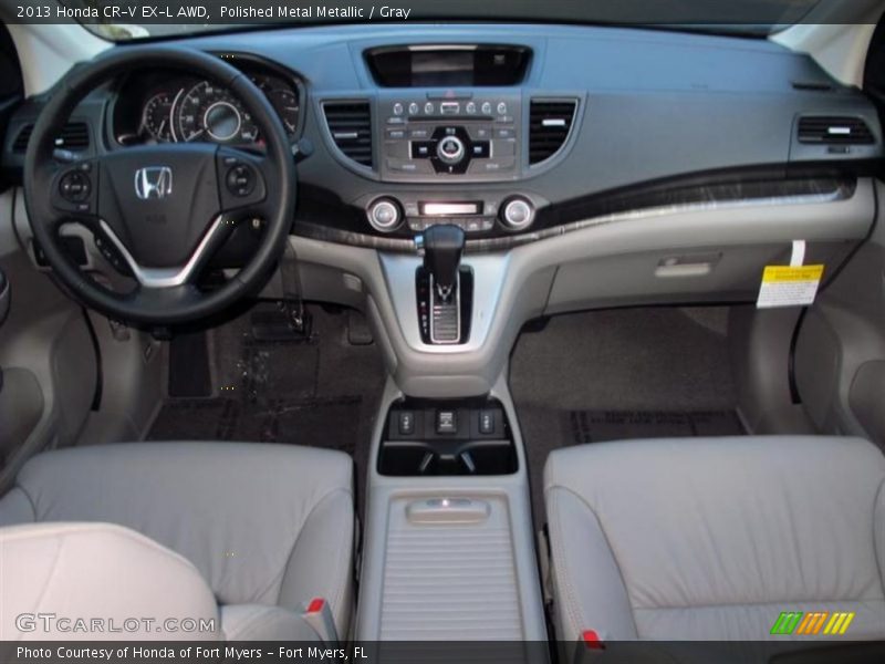 Polished Metal Metallic / Gray 2013 Honda CR-V EX-L AWD