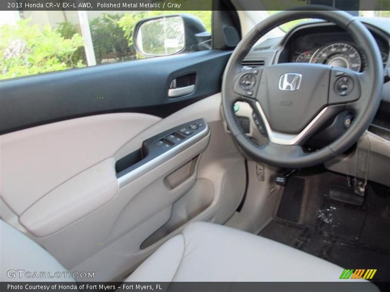Polished Metal Metallic / Gray 2013 Honda CR-V EX-L AWD