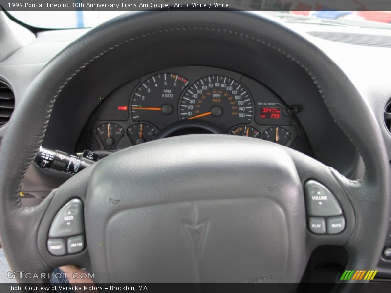Arctic White / White 1999 Pontiac Firebird 30th Anniversary Trans Am Coupe