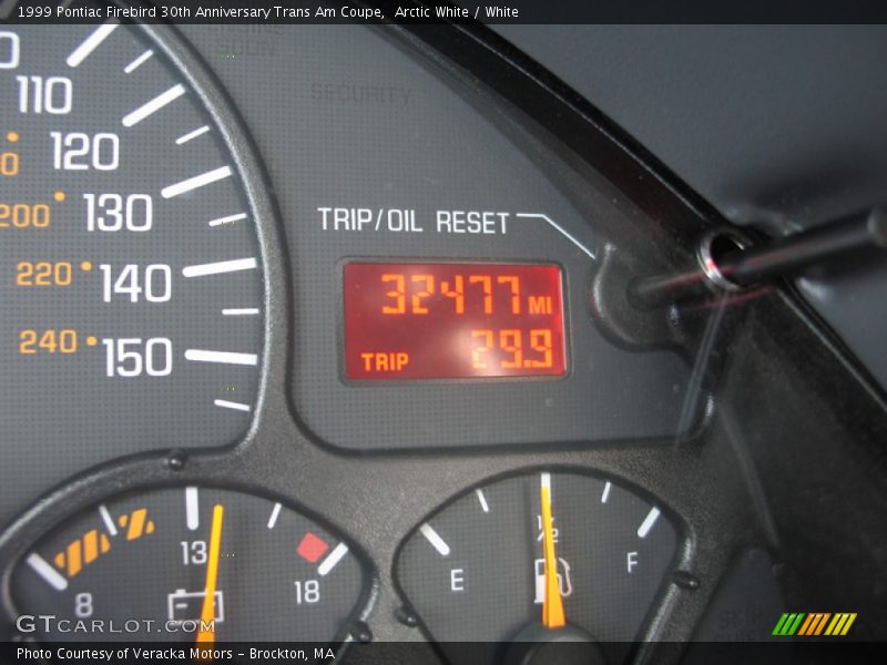 Arctic White / White 1999 Pontiac Firebird 30th Anniversary Trans Am Coupe
