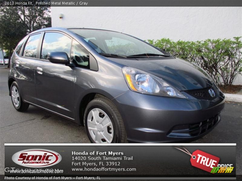 Polished Metal Metallic / Gray 2013 Honda Fit