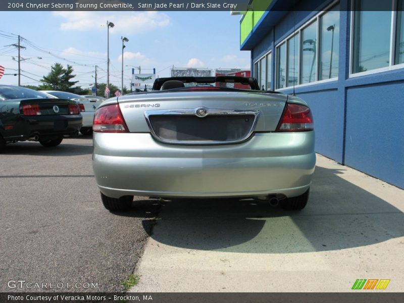 Satin Jade Pearl / Dark Slate Gray 2004 Chrysler Sebring Touring Convertible
