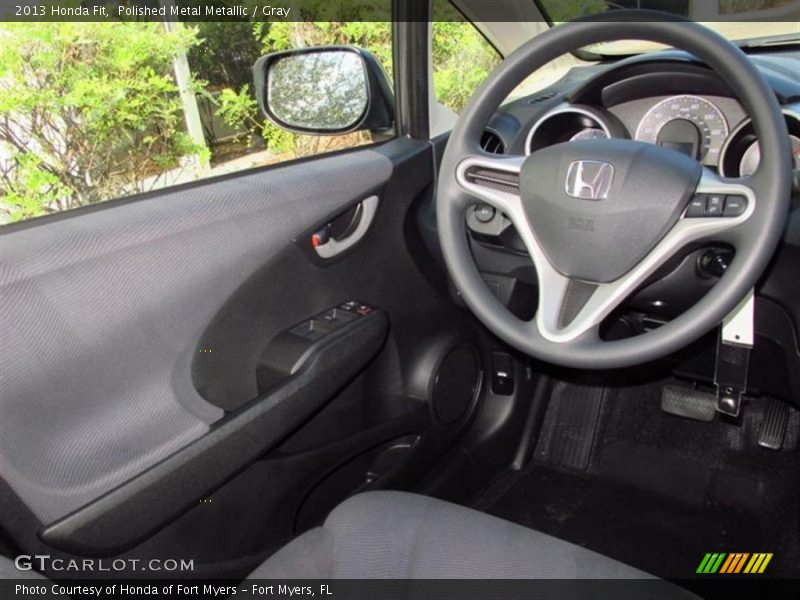 Polished Metal Metallic / Gray 2013 Honda Fit