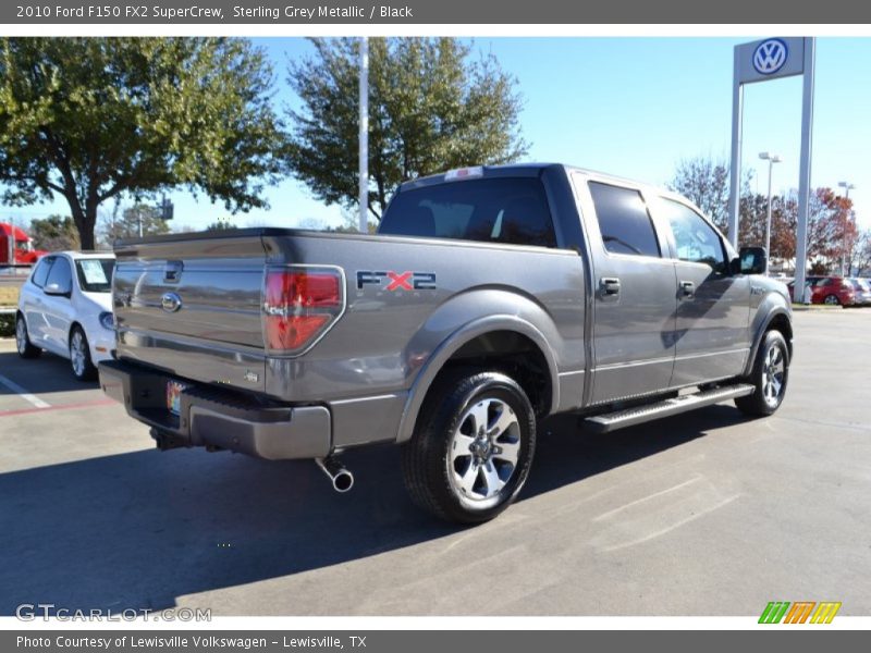 Sterling Grey Metallic / Black 2010 Ford F150 FX2 SuperCrew