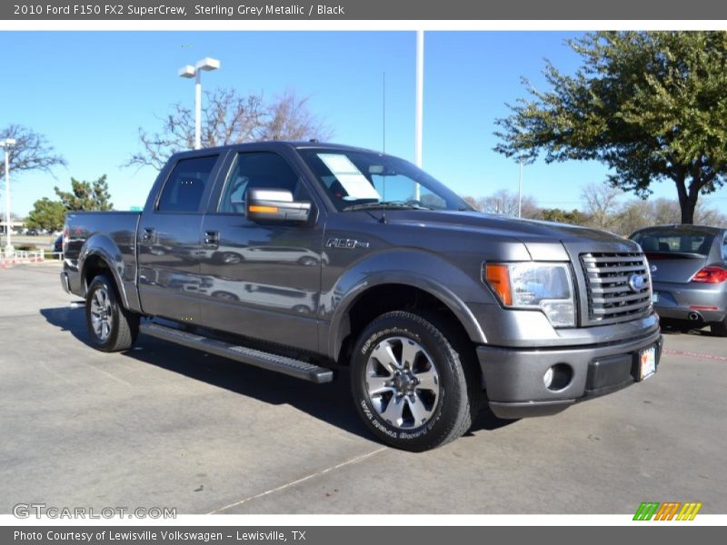 Sterling Grey Metallic / Black 2010 Ford F150 FX2 SuperCrew