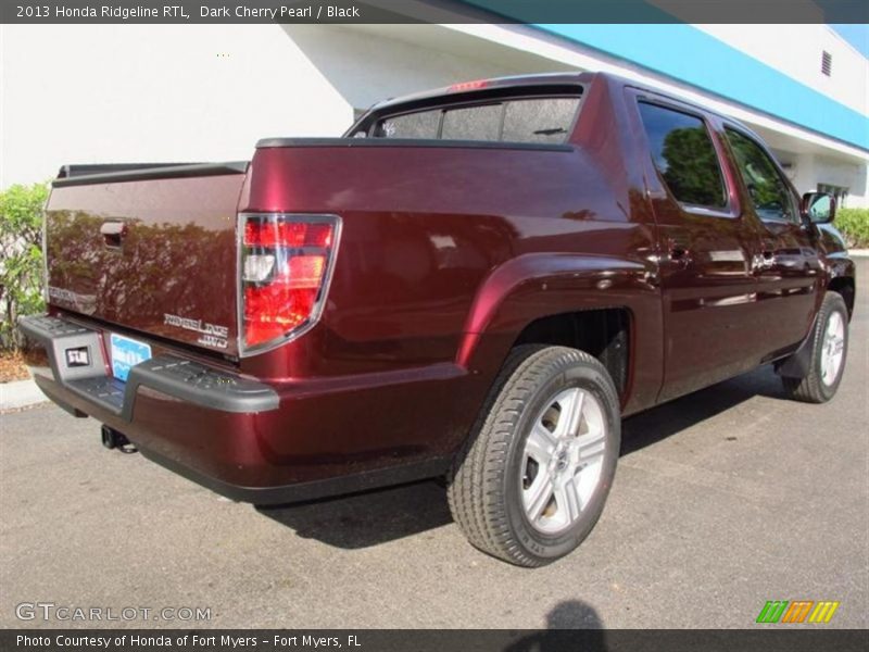 Dark Cherry Pearl / Black 2013 Honda Ridgeline RTL
