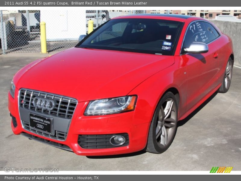 Brilliant Red / Tuscan Brown Milano Leather 2011 Audi S5 4.2 FSI quattro Coupe