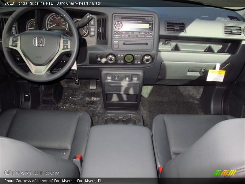 Dark Cherry Pearl / Black 2013 Honda Ridgeline RTL