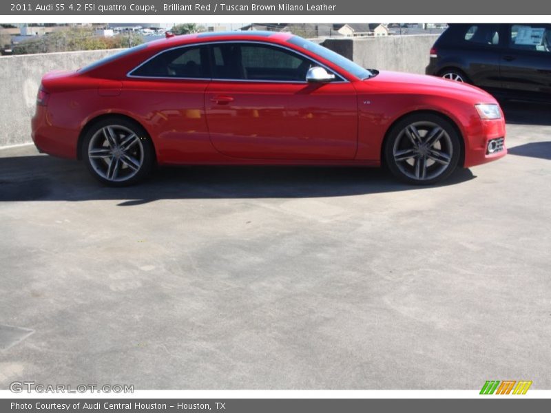 Brilliant Red / Tuscan Brown Milano Leather 2011 Audi S5 4.2 FSI quattro Coupe