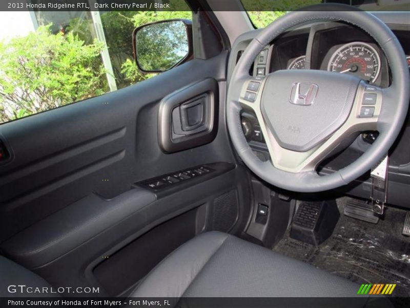 Dark Cherry Pearl / Black 2013 Honda Ridgeline RTL