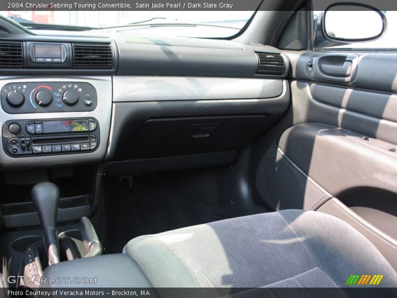 Satin Jade Pearl / Dark Slate Gray 2004 Chrysler Sebring Touring Convertible