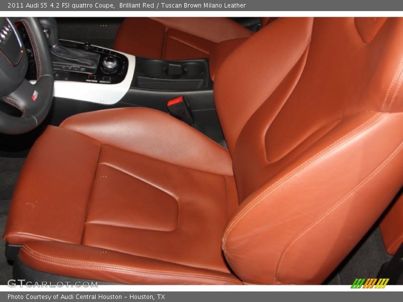 Brilliant Red / Tuscan Brown Milano Leather 2011 Audi S5 4.2 FSI quattro Coupe