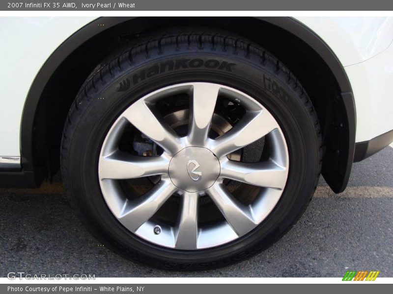 Ivory Pearl / Wheat 2007 Infiniti FX 35 AWD