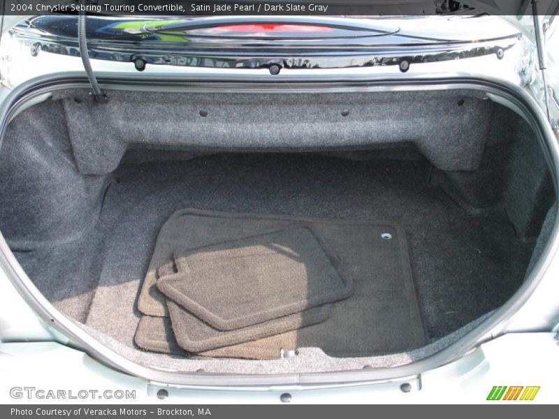Satin Jade Pearl / Dark Slate Gray 2004 Chrysler Sebring Touring Convertible