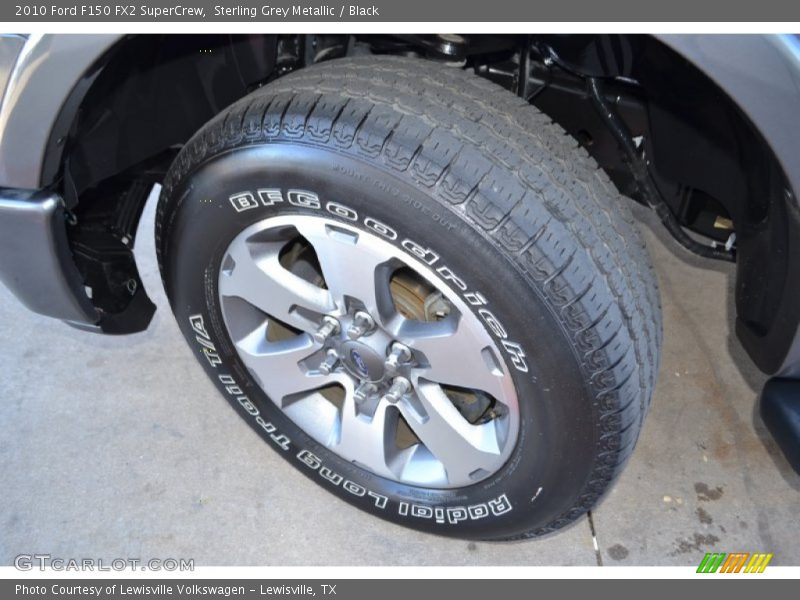 Sterling Grey Metallic / Black 2010 Ford F150 FX2 SuperCrew