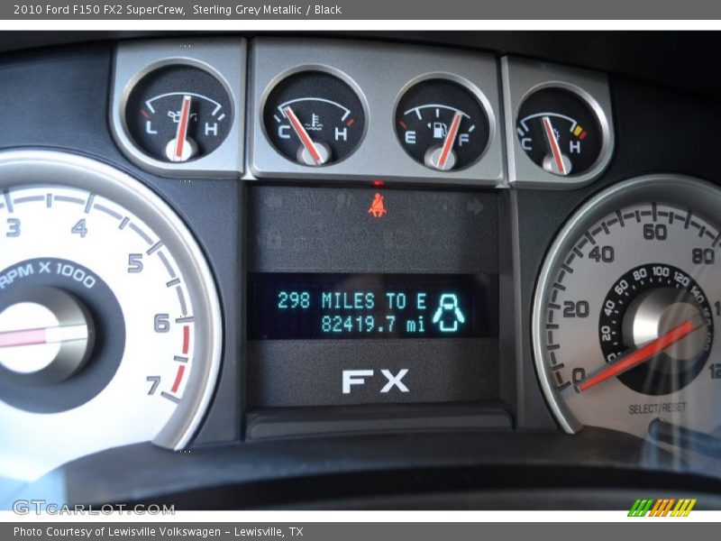 Sterling Grey Metallic / Black 2010 Ford F150 FX2 SuperCrew