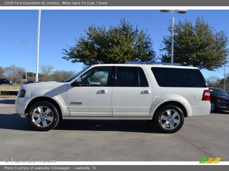 White Sand Tri Coat / Stone 2008 Ford Expedition EL Limited