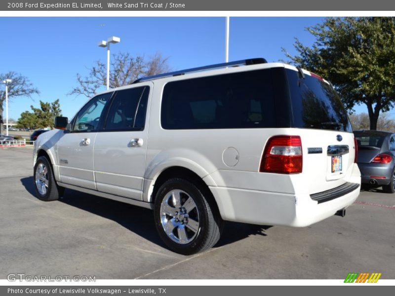 White Sand Tri Coat / Stone 2008 Ford Expedition EL Limited