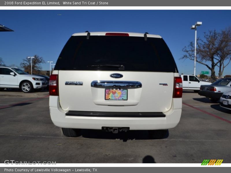 White Sand Tri Coat / Stone 2008 Ford Expedition EL Limited