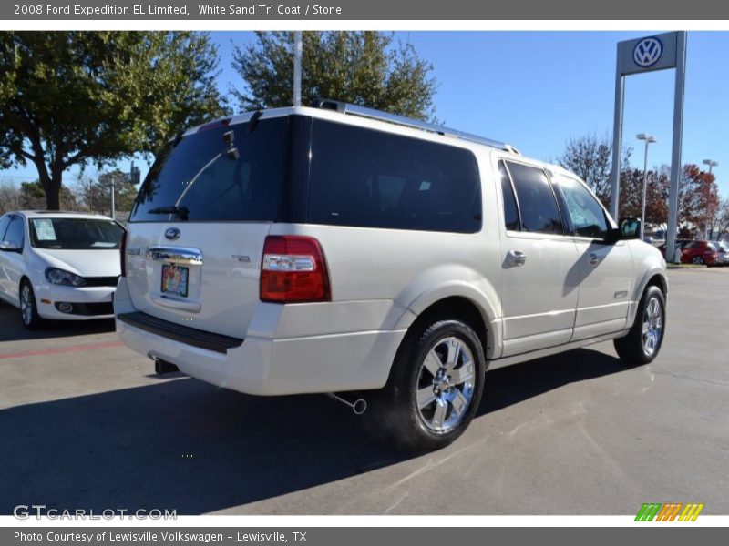 White Sand Tri Coat / Stone 2008 Ford Expedition EL Limited