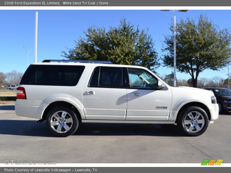 White Sand Tri Coat / Stone 2008 Ford Expedition EL Limited