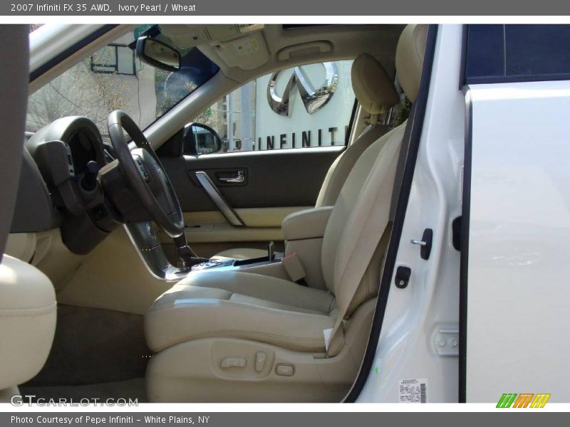 Ivory Pearl / Wheat 2007 Infiniti FX 35 AWD