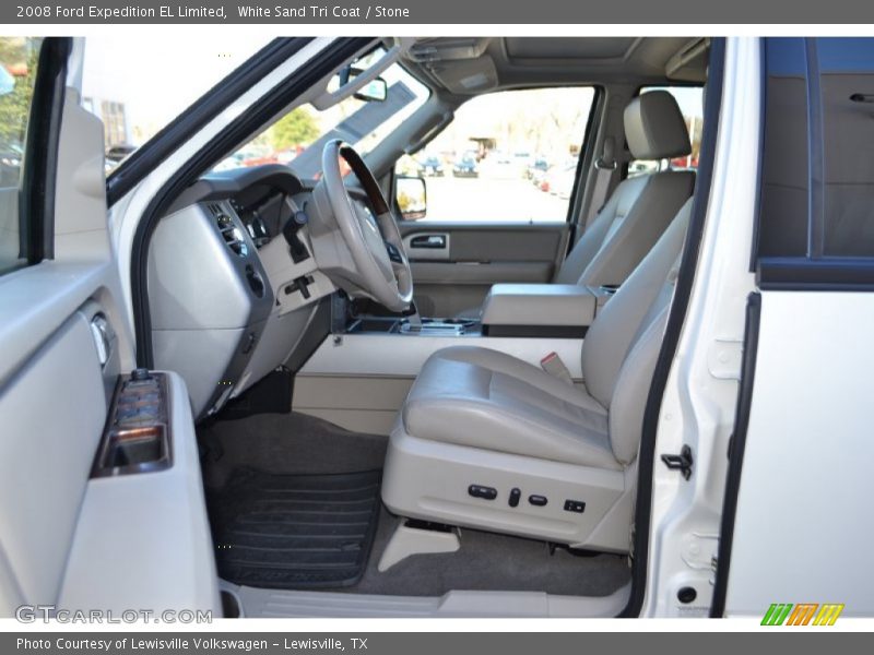 White Sand Tri Coat / Stone 2008 Ford Expedition EL Limited