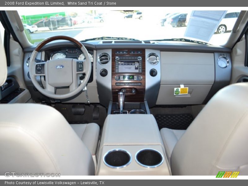 White Sand Tri Coat / Stone 2008 Ford Expedition EL Limited