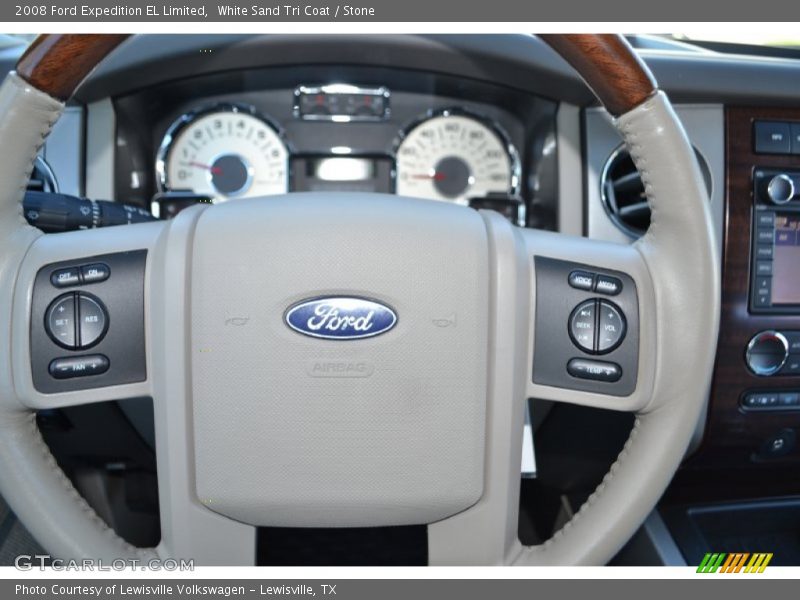 White Sand Tri Coat / Stone 2008 Ford Expedition EL Limited