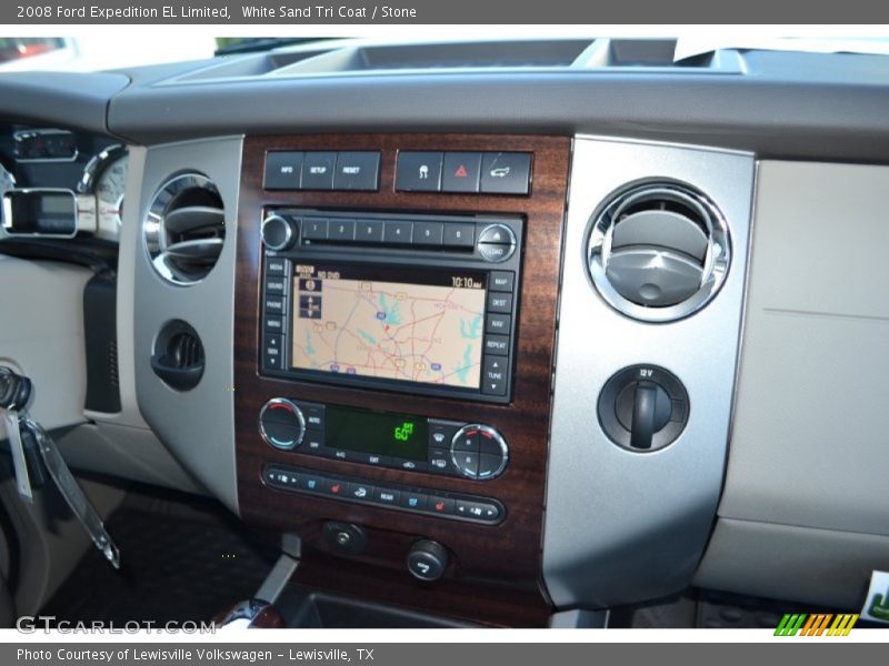 White Sand Tri Coat / Stone 2008 Ford Expedition EL Limited