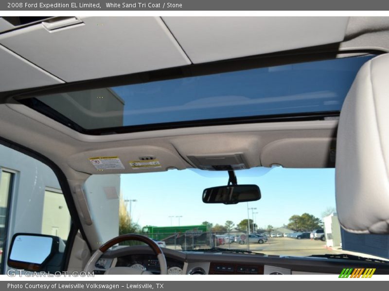 White Sand Tri Coat / Stone 2008 Ford Expedition EL Limited