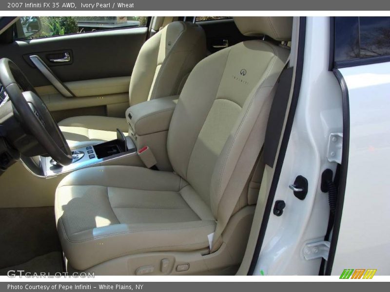 Ivory Pearl / Wheat 2007 Infiniti FX 35 AWD
