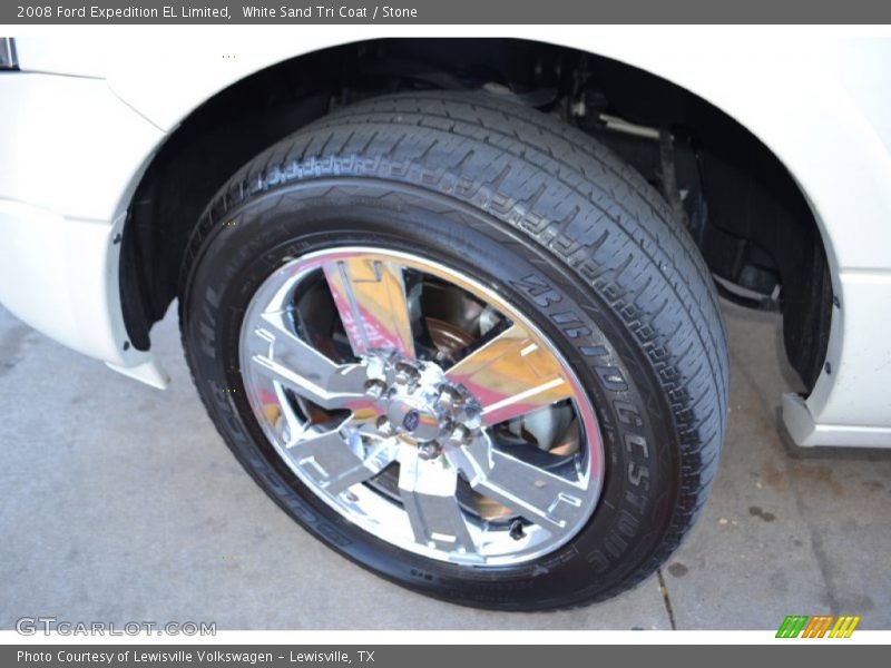 White Sand Tri Coat / Stone 2008 Ford Expedition EL Limited